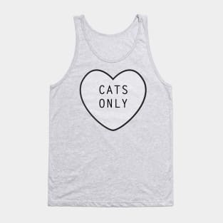 Cats Only Tank Top